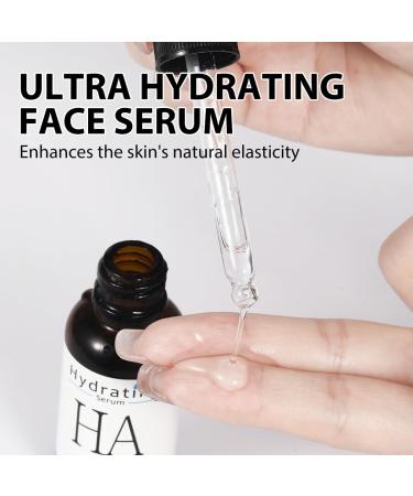 Pure Hyaluronic Acid Face Serum Hydrating Deep Moisturizing Firming Daily Facial Serum with Vitamin C & E Hydrating Solution for Dry Skin Wrinkles Fine Lines -All Skin Types (30ml/1 fl oz) - Buy Online on GoSupps.com