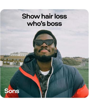  Sons Sons Minoxidil 5% Solution & Hair Growth Shampoo for Men Hair Regrowth Treatment DHT Blocker Head Wash With Caffeine Thickening & Anti-Dandruff Formula 3 Month Supply - Buy Online on GoSupps.com
