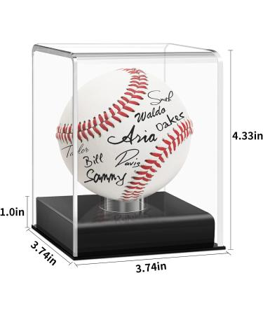 Acrylic UV Protected Baseball Display Case for Memorabilia - Clear Cube Design (1) - Buy Online on GoSupps.com