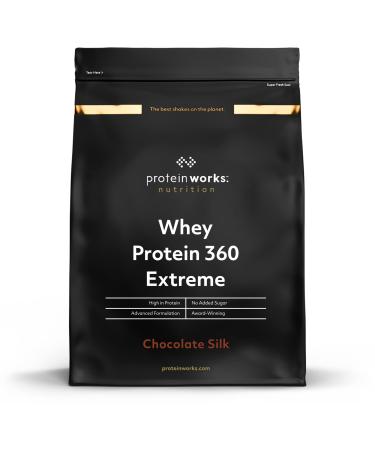 Protein Works - Whey Protein 360 Extreme | Premium Whey Shake | Protein Intake | Premium Protein | 17 Servings | Smooth Chocolate | 600g