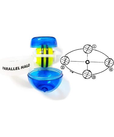 Parallel Halo Power Wrist Ball - Auto Start Gyroscope Ball for Wrist & Forearm Exercises | Arm Strengthener for Muscle & Bone Strength - Blue - Buy Online on GoSupps.com