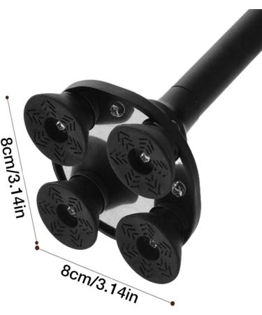 Rotating Four-Corner Crutch Base - Rubber Four-Legged Crutch Foot Pad Replacement Crutch Tip Crutch Crutch Accessories for Walking Crutch/a - Buy Online on GoSupps.com