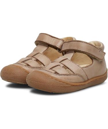 Naturino WAD Closed-Toe Leather Shoes - Size 7.5 UK Child (Beige) - Buy Online on GoSupps.com