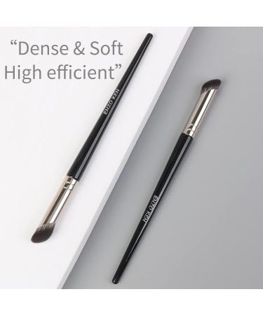 Small Nose Contour Brush by ENZO KEN Angled Concealer Brush Under Eye Concealer Brush Angle Concealer Brush Small Concealer Brushes Contour Nose Brush Angled Makeup Brush. (Black 8M01) - Buy Online on GoSupps.com