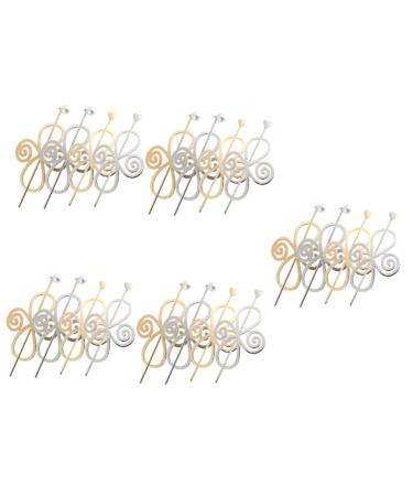 minkissy 20 Sets Hairpin Hair Accessory for Women Girls Hair Accessories Barrettes for Girls Hair Clips Metal Womens Hair Accessories Hair Barrettes Cage Clips Hair Styling Tools Bun Clips