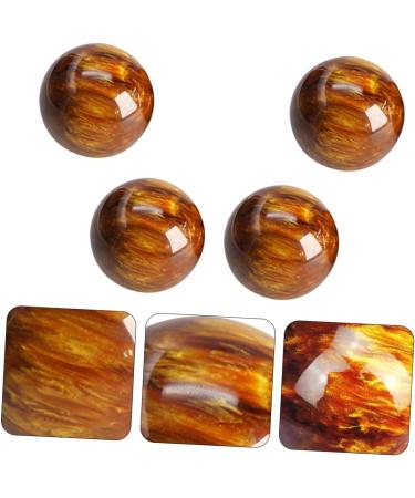 Homsfou 4-Piece Decorative Resin Handballs - Stress Relief Fitness Balls for Office & Festival Gifts | Perfect for Travel & Gym - Buy Online on GoSupps.com