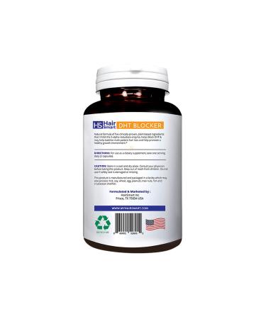Natural DHT Blocker for Hair Growth - Plant-Based Hair Loss Prevention Pills for Men & Women, 60 Tablets - Buy Online on GoSupps.com
