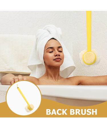 Veemoon Shower Body Brush with Bristles and Loofah Handle Bath Sponge for Men and Women - Buy Online on GoSupps.com