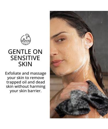 Sima Japanese Exfoliating Washcloth Towel - Dual-Sided Body Scrubber for Gentle Exfoliation - Hexagon Fibers for Smooth Skin - Extra Long Towel for Face & Body - 1 Pack - Buy Online on GoSupps.com