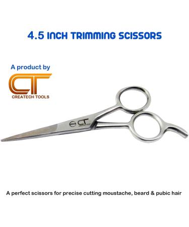 Createch Tools Moustache & Beard Scissors Set for Men - Precision Hair Cutting and Grooming Shears - Buy Online on GoSupps.com