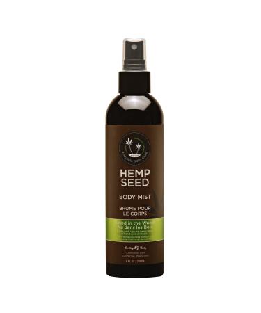 Hemp Seed Body Mist - 8 fl oz - Moisturizes Invigorates & Protects Skin - With Hemp Seed Oil Chamomile & Aloe Vera - Vegan Cruelty Free Naked In The Woods