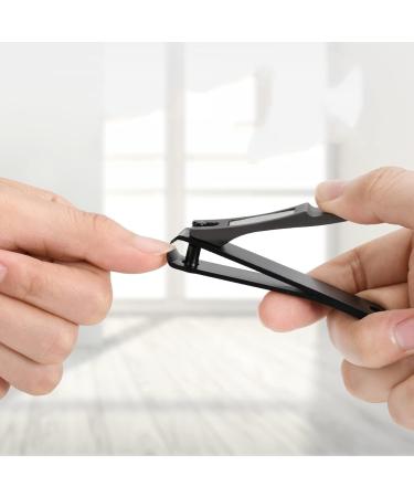 HCHGJKN Nail Clippers Nail Clippers Manicure Tools Stainless Steel Die-cast Zinc Alloy Nail Clippers Black Size Nail Clippers With File(S) - Buy Online on GoSupps.com