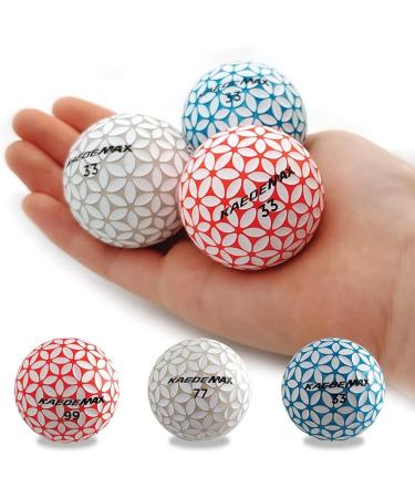 Kaede Max 2 Tone Distance Golf Balls (Half Dozen) - Red/Mint Blue/Pink - Buy Online on GoSupps.com