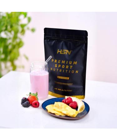 HSN Evonatural Whey sweetened with stevia red fruit 500 g whey concentrate without sweeteners or sugar without doser suitable for vegetarian and glutenfree diets Red fruit 500 g Paquete de 1 - Buy Online on GoSupps.com