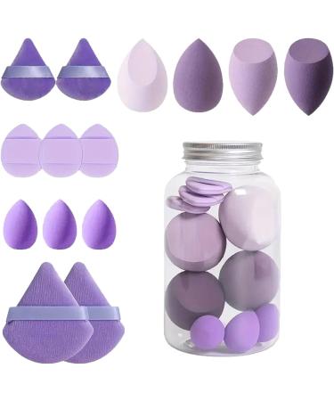 Fbinys Makeup Blender Sponge Set | Blender Beauty Set - Portable Concealer Sponge Facial Makeup Tools for Blending Foundation Cream Purple - Buy Online on GoSupps.com