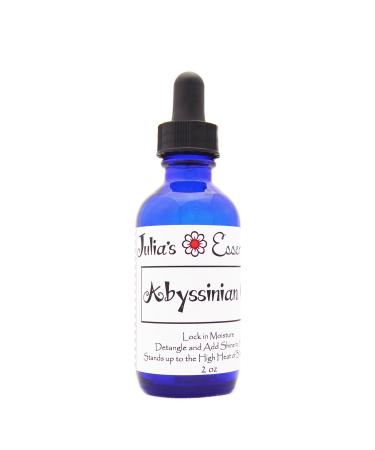 Julia's Essentials 100% Pure Abyssinian Oil (Crambe Abyssinica) Naturally Grown in Canada, Pressed then Filtered for Virtually Weightless Hair and Face Oil. Acne Safe. (2oz)