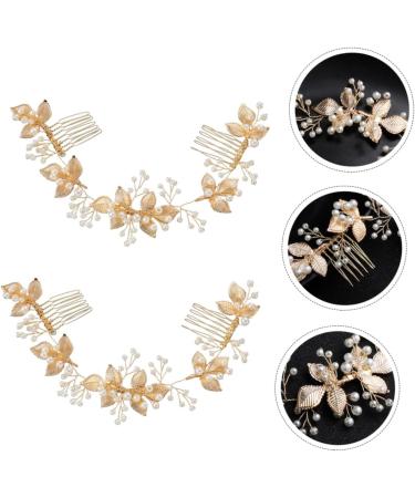 FRCOLOR Pearl Tiara 1pc Comb Bride Hair Clip Rhinestone Barrettes Pearl Hair Accessories Rhinestone Headpiece Bride Headpieces for Wedding Bridal Hair Accessories Side Clip Delicate Alloy - Buy Online on GoSupps.com