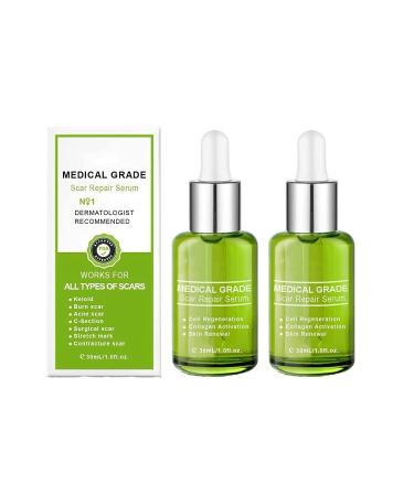 Goopgen Advanced Scar Repair Serum Goopgen Medical Grade Scar Repair Serum Goopgen Scar Repair for All Types of Scars (2pcs)