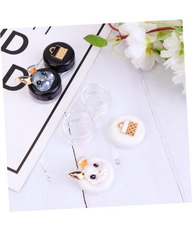Buy Homsfou Contact Lens Case & Accessories Kit - Portable Holder for Eye Contacts & Glasses - Ideal for Travel & Care - Buy Online on GoSupps.com