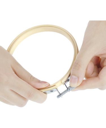 Caydo 12-Piece 6 Inch Bamboo Embroidery Hoops Set for Cross Stitch and Needlecraft - Buy Online on GoSupps.com