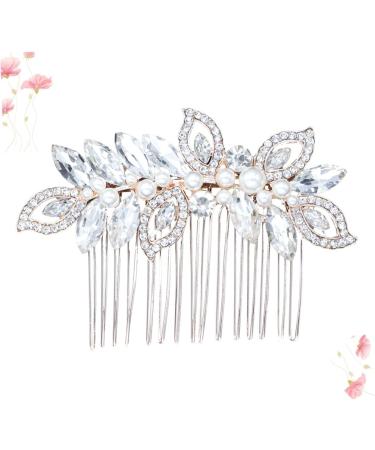 Angoily Hair Combs for Women Rhinestone Hair Comb Bridal Headpieces for Wedding Gold Hair Clips Bridal Hair Comb Wedding Hair Accessory Tiara Hair Accessories Rhinestones Bride - Buy Online on GoSupps.com