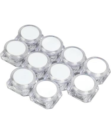 Travel Jars Lotion Container Plastic Compact Portable Cosmetic Sample Emptyf or Storing Creams Lotions Cosmetics Lip Balms Lip Glosses - Buy Online on GoSupps.com