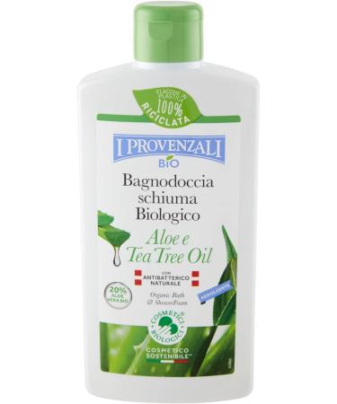 BIO Bagnoschiuma Biologico Aloe & Tea Tree Oil 400 ml - Addolcente | Natural Organic Shower Gel for Soft Skin | International Shipping Available - Buy Online on GoSupps.com
