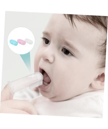 Minkissy 6-Piece Silicone Milk Toothbrush Set | Baby Finger Toothbrush & Manual Toddler Toothbrush | Safe Rubber Dental Care for Children - Buy Online on GoSupps.com