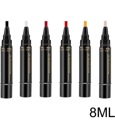  G n rique Gel Nail Polish Pens | 6 Colors Quick-Drying Nail Polish Markers | No UV Required Ideal for Professional Manicures Easy-to-Use Nail Painting Accessory - Buy Online on GoSupps.com