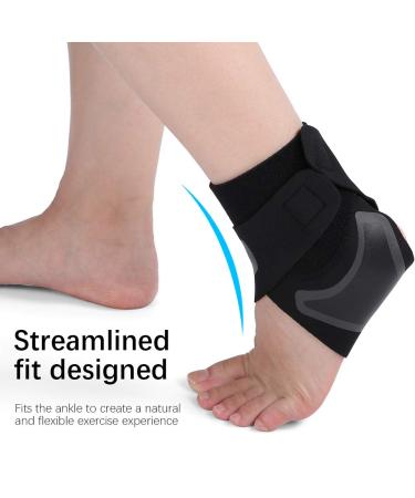 Keenso Compression Support Sleeve for Left Foot - Breathable Ankle Wrap for Sports Climbing Riding & Basketball - Black XL Protective Gear - Buy Online on GoSupps.com