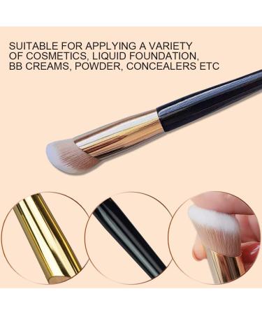 3Pcs Kabuki Makeup Brushes Set for Foundation, Concealer, and Contouring - Ideal for Powder, Liquid, Cream, and Mineral Makeup - Buy Online on GoSupps.com