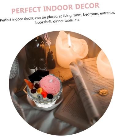 Buy FOMIYES Ice Cream Scented Candle Cup - Decorative Votive Candle for Home & Xmas | International Shipping - Buy Online on GoSupps.com