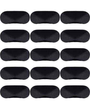 100 Pack Eye Mask Disposable Blindfolds for Games with Nose Pad Soft Eye Cover Party Pack Sleep Eye Masks Eye Shade Mask Women Men Kids (Black)