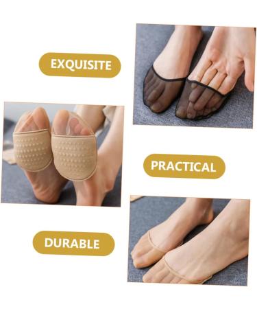 POPETPOP 12 Pairs Honeycomb Fabric Half Socks - Seamless Toe & Heel Pads for High Heels - Summer Accessories for Women - Buy Online on GoSupps.com