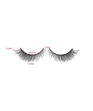 Gmagictobo Natural Look Wispy False Eyelashes | 3D Faux Mink Lashes - 7 Pairs Soft & Fluffy | Best Lightweight Volume for a Stunning Look - Buy Online on GoSupps.com