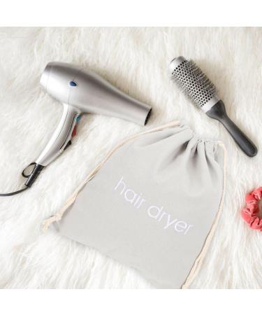 Baluue 12 Pcs Hair Dryer Storage Bag Hairdryer Storage Bag Hair Dryer Case Hairdryer Bags Fabric Light Grey - Buy Online on GoSupps.com