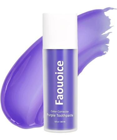 Purple Toothpaste for Teeth Whitening Color-Correcting Technology Teeth Whitening Booster Tooth Stain Removal Long-Lasting Fresh Breath - Buy Online on GoSupps.com