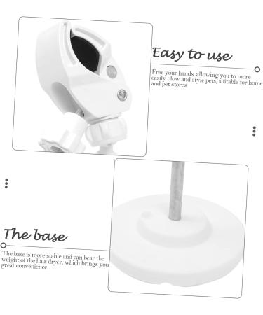 Pet Hair Dryer Holder & Stand | Universal Blow Dryer Fixator for Grooming | Hair Dryer Floor Stand - Buy Online on GoSupps.com