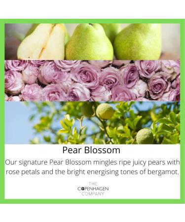 Luxury Pear Blossom Scented Candle Gift for Women | 35 Hours Burn Time | Hotel Collection | 12oz Natural Wax Blend | The Copenhagen Company - Buy Online on GoSupps.com