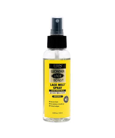 Lace Melt Spray - Original 3.39 fl.oz./100ml | Flawless Natural and Seamleass Finish No Reside Long Lasting Formula with Protecting Edges Perfect for Wigs 3.39 fl.oz./100ml Original