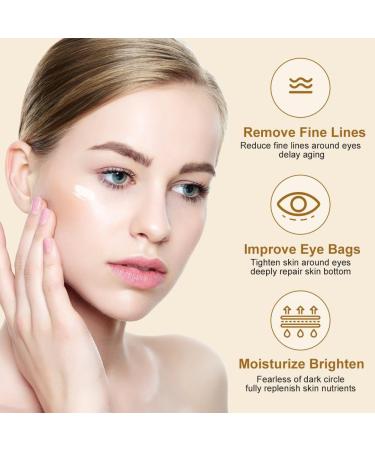 Retinol Eye Cream Under Eye Cream Visibly Reduces Puffiness & Dark Circle Anti Aging Eye Cream Under Eye Treatment for Men Women Reduces Fine Lines Wrinkles Eye Bags 25g - Buy Online on GoSupps.com