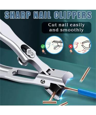 Nail Clippers for Thick Nails Long Handle Large Wide Jaw Opening Cutter with Safety Lock Heavy Duty Fingernail Clipper Heavy Duty Fingernail Clipper Trimmer Professional Ultra Sharp Toenail Cutter - Buy Online on GoSupps.com