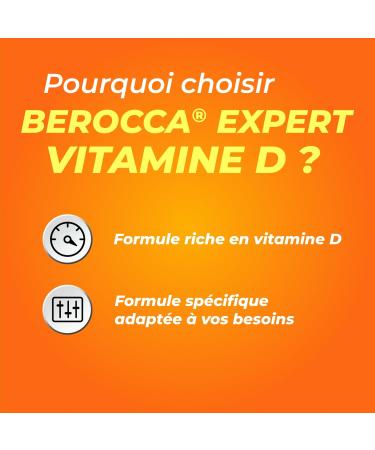 Berocca Expert Vitamine D3 2000 UI (50 g) 365 Comprim s Haute Dose de Vitamine D3 Compl ment pour Syst me Immunitaire Os Muscles et Dents Formule V g tarienne Programme de 1 An - Buy Online on GoSupps.com