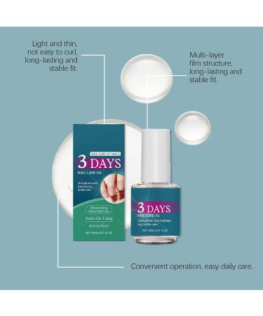 Nail Care Liquid Deep Nourishment 15ml Strengthening Nail Liquid Nourishing Fingernail Care Solution Supports Healthy for Men and Women - Buy Online on GoSupps.com