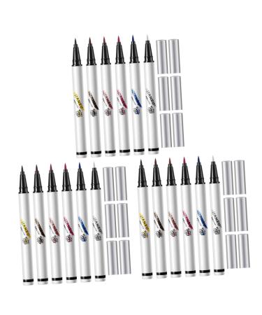 Beavorty 18 Pcs Eyeliner Pencil Eyeliner Pen for Women Eye Liner Cosmetic Liquid Eyeliner Cosmetics No Smudge