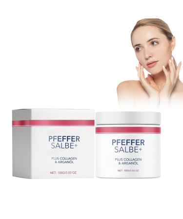 100 g pepper ointment Plus pepper ointment for tanning pepper ointment of premium quality pepper ointment tanning pepper cream with plus collagen and argan oil suitable for all skin types cream