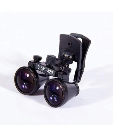 Magnifier with Light 3.5X Dental Loupes Surgical Glasses Magnifier Clip Loupes Head Magnifier Clip