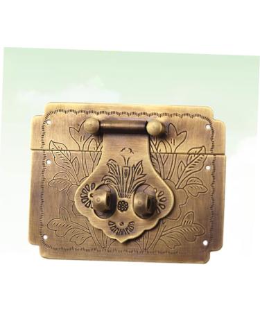 CHILDWEET Menorah Box Decorative Cabinet Decked Pure Copper Latch Pirate Vintage Hardware Cleat Lock Old Fashioned Retro Decor 6.5*5.2cm As Shown - Buy Online on GoSupps.com
