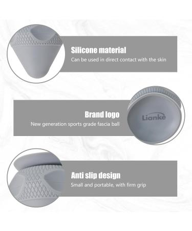 Trigger Point Massage Device | Relieve Neck Back & Shoulder Pain | Gray Silicone Suction Cup - Buy Online on GoSupps.com