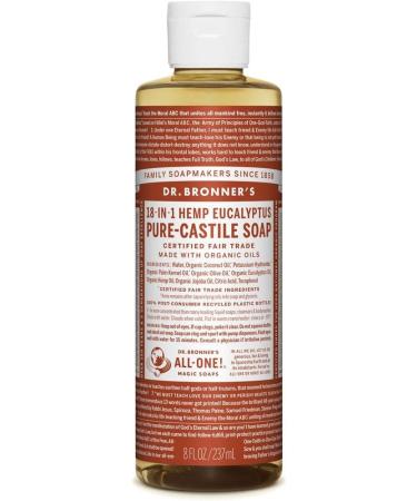  Dr. Bronner's Org Eucalypt Soap in Fonte Liq 237 ml - Buy Online on GoSupps.com